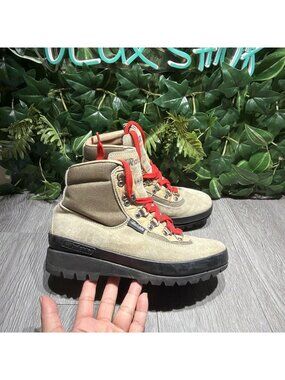 Raichle Hiking Mountaineering Boots Suede Women's 7.5 Made in Switzerland